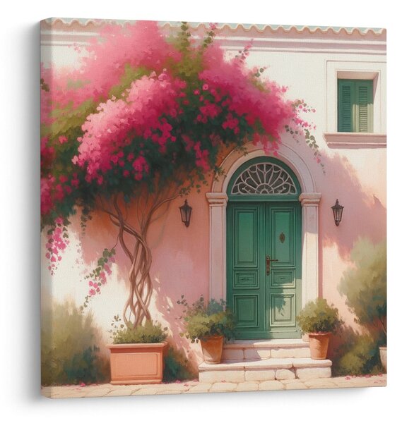 Quadro su tela – Arco floreale
