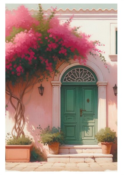 Quadro su tela – Ingresso mediterraneo