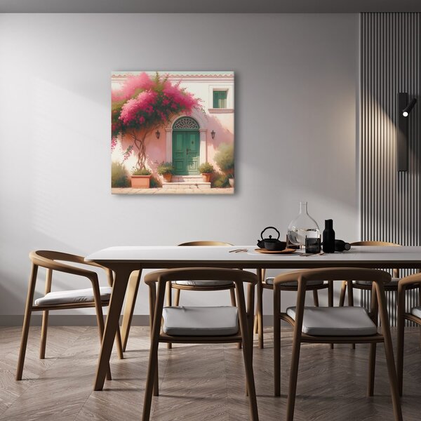Quadro su tela – Arco floreale