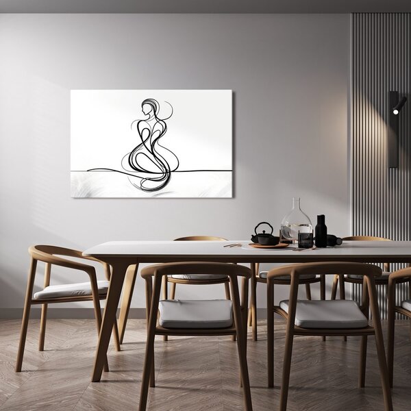 Quadro su tela – Linee eleganti di donna