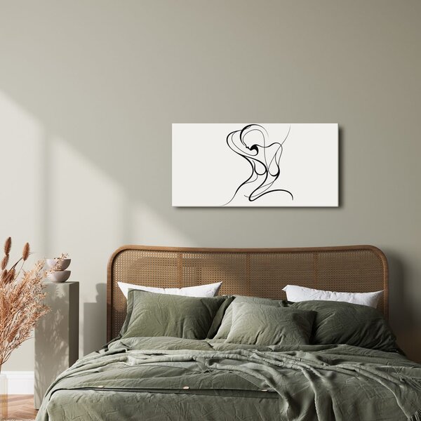 Quadro su tela – Curve artistiche di donna
