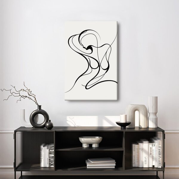 Quadro su tela – Linea astratta di donna