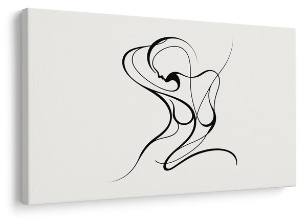 Quadro su tela – Linea delicata del corpo femminile