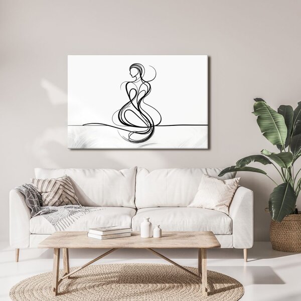Quadro su tela – Linee eleganti di donna