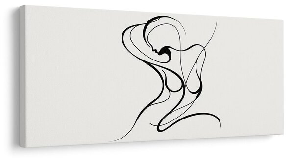 Quadro su tela – Curve artistiche di donna