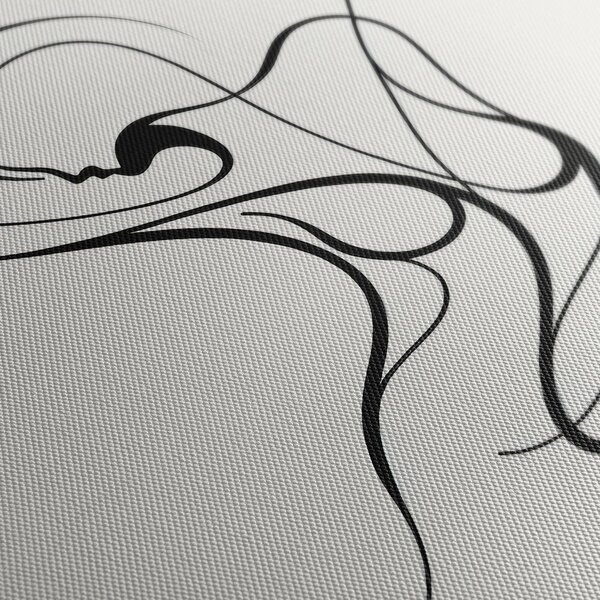 Quadro su tela – Curve artistiche di donna