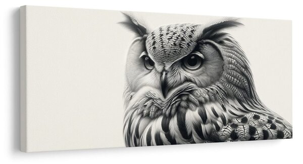 Quadro su tela – Gufo maestoso