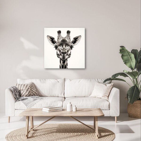 Quadro su tela – Sguardo della giraffa
