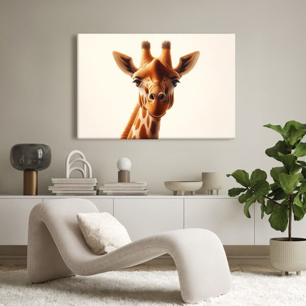 Quadro su tela – Ritratto animale di giraffa
