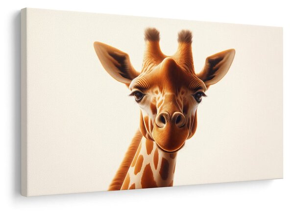 Quadro su tela – Ritratto animale di giraffa