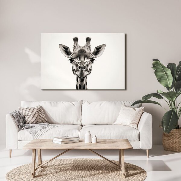 Quadro su tela – Ritratto di giraffa