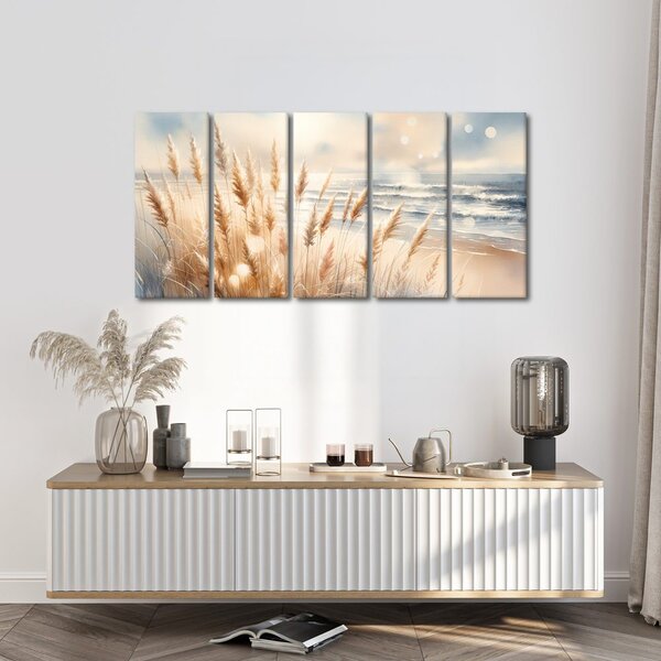 Quadro su tela – Erba della pampa costiera