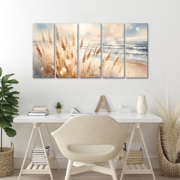Quadro su tela – Erba della pampa costiera