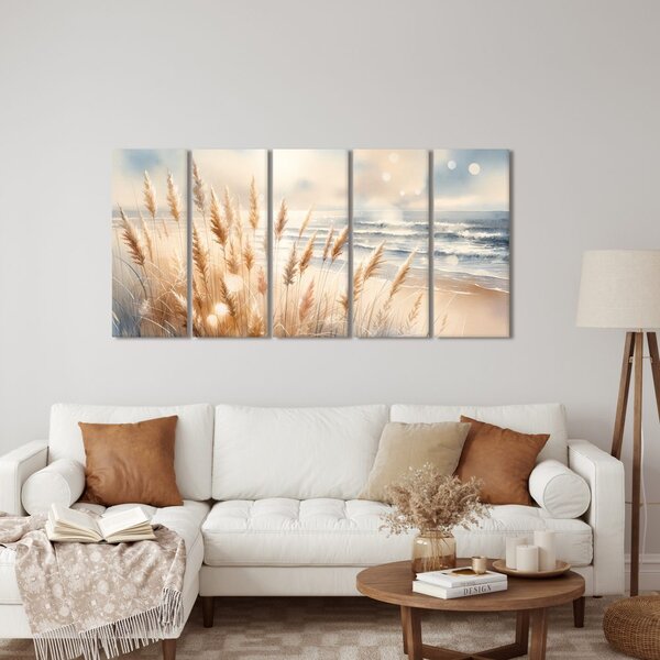 Quadro su tela – Erba della pampa costiera