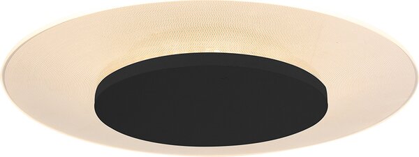 Steinhauer - plafoniera - Lido - nero - plastica metallo - Ø 36cm - LED - 7798ZW