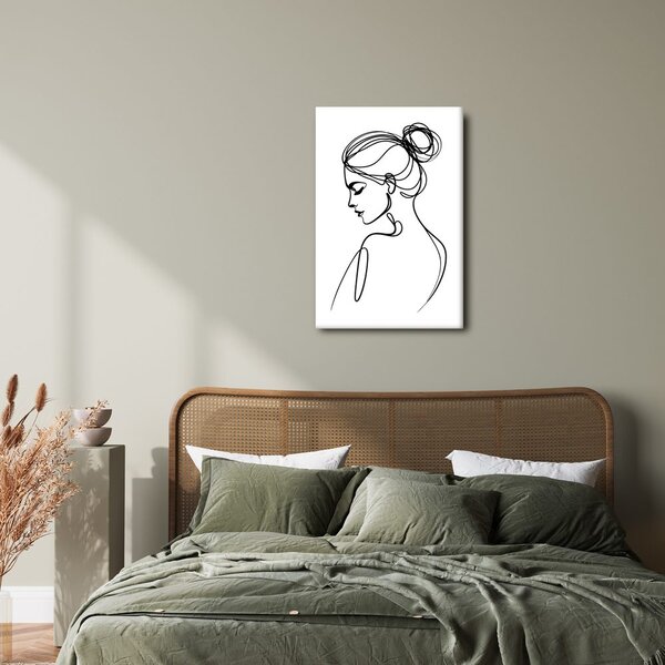 Quadro su tela – Linee e grazia