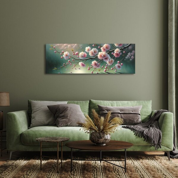 Quadro su tela – Sakura nei riflessi di luce