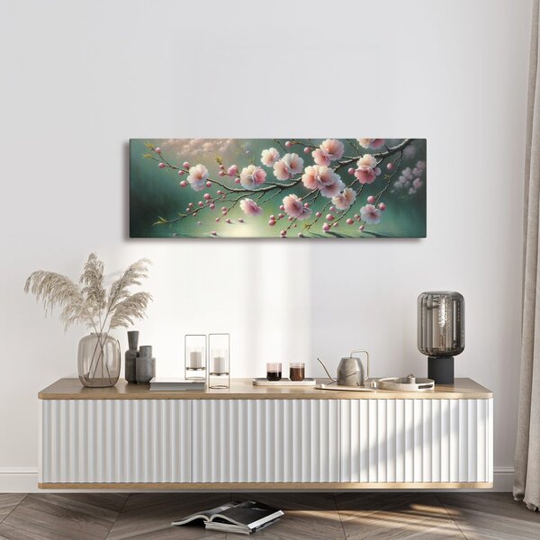 Quadro su tela – Sakura nei riflessi di luce