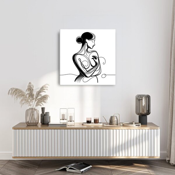 Quadro su tela – Linee di eleganza femminile