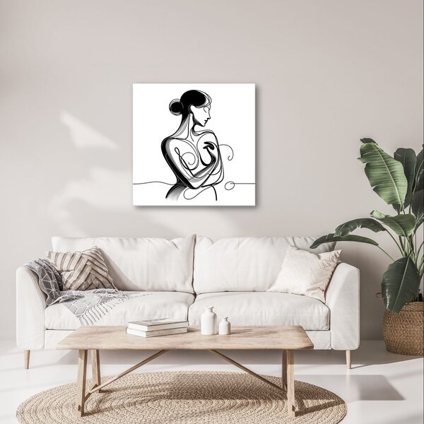 Quadro su tela – Linee di eleganza femminile
