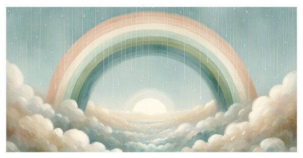 Quadro su tela – Porta fiabesca verso il cielo