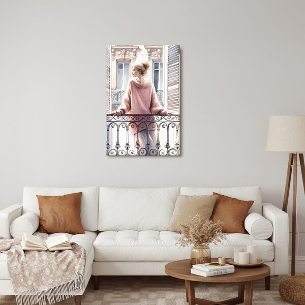 Quadro su tela – Vista da finestra parigina