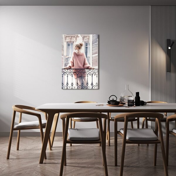 Quadro su tela – Vista da finestra parigina
