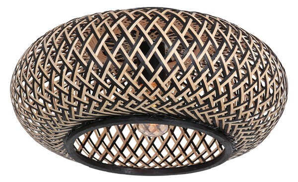 Anne Lighting - plafoniera - Maze - naturale - bambù metallo - Ø 40cm - E27 - 3129BE