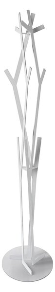 Appendiabiti da terra a stelo in acciaio inossidabile UTY Dimensioni 29,7x h 177,8 cm - 15 kg stile minimalista colore bianco