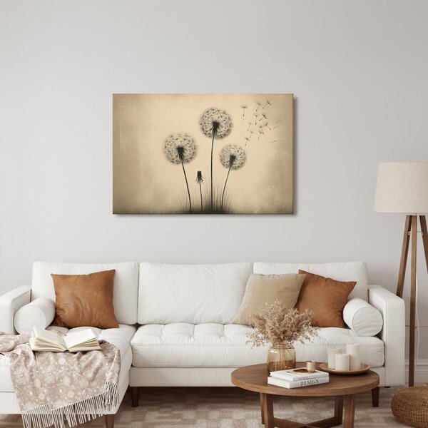 Quadro su tela – Silenziosa bellezza dei soffioni