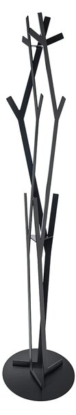 Appendiabiti da terra a stelo in acciaio inossidabile UTY Dimensioni 29,7x h 177,8 cm - 15 kg stile minimalista colore Nero