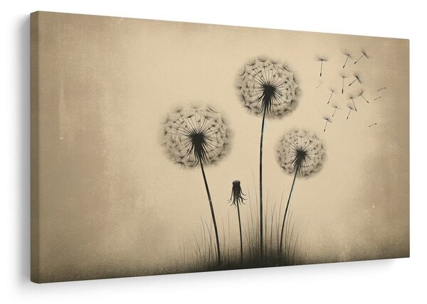 Quadro su tela – Silenziosa bellezza dei soffioni