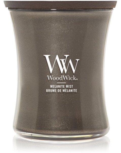 Woodwick Precious Metals Melanite Mist candela profumata 275 g