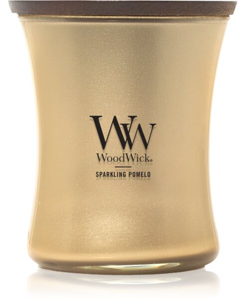 Woodwick Precious Metals Sparkling Pomelo candela profumata 275 g