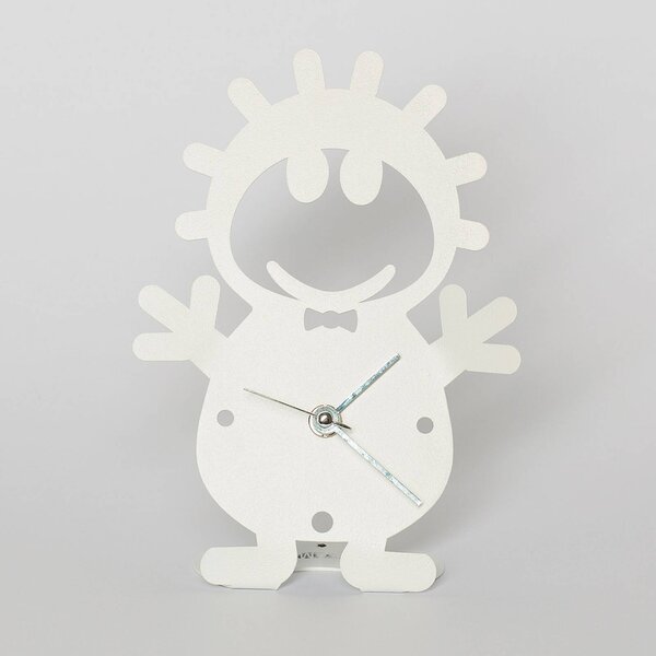 Orologio Bibo in metallo, colore Bianco Neve