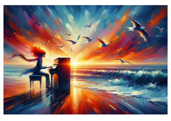Quadro su tela – Canzone dell’oceano