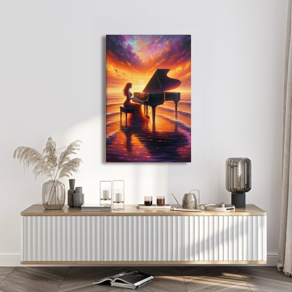 Quadro su tela – Sogni di pianoforte