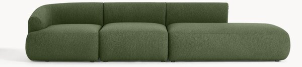 Chaise longue XL componibile in bouclé Sofia