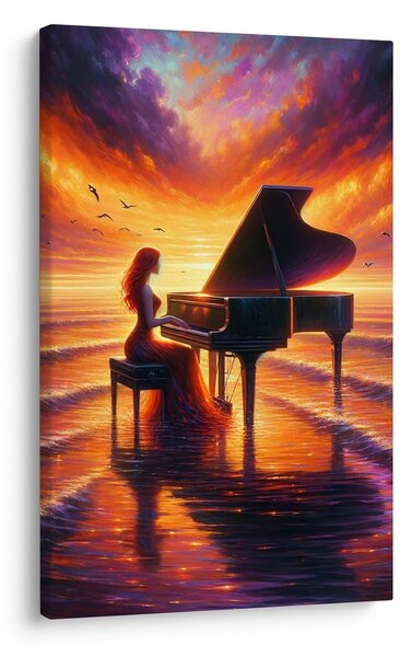 Quadro su tela – Sogni di pianoforte