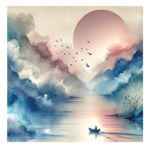 Quadro su tela – Tocco di cielo e terra