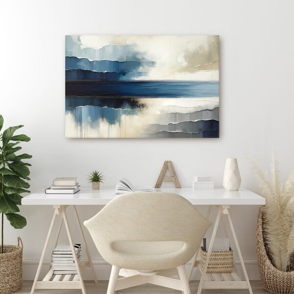 Quadro su tela – Carezze di onde sull’orizzonte infinito
