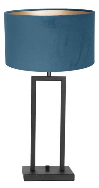 Steinhauer - lampada da tavolo - Stang - nero - metallo velluto - Ø 30cm - E27 - 8215ZW