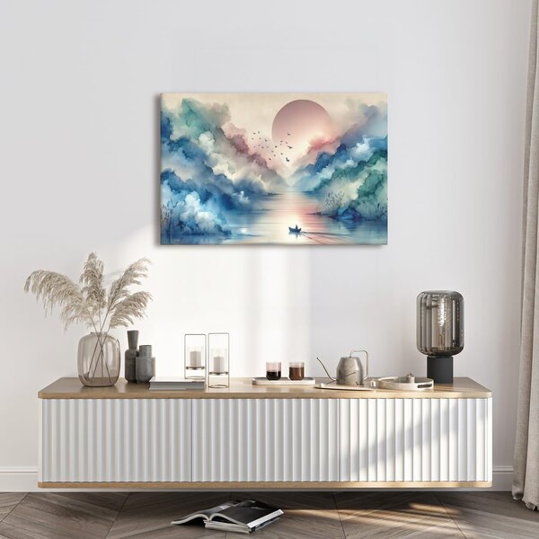 Quadro su tela – Partenza mattutina