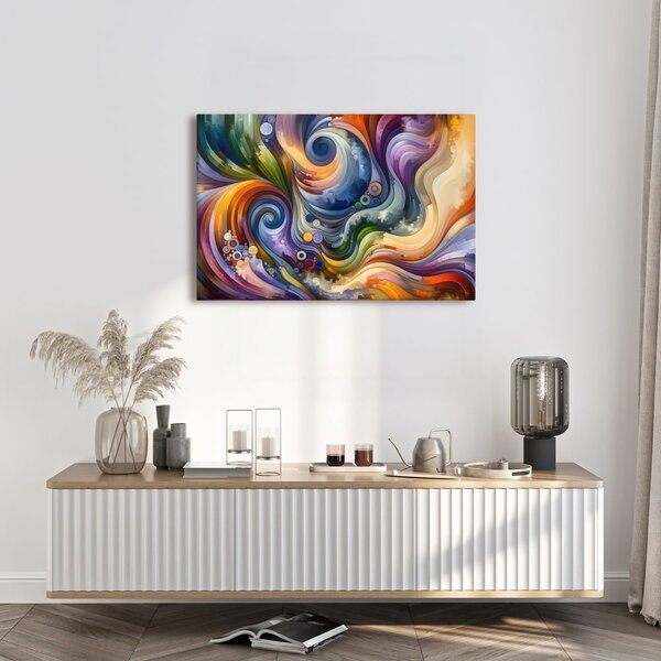 Quadro su tela – Mosaici di silenzio e movimento