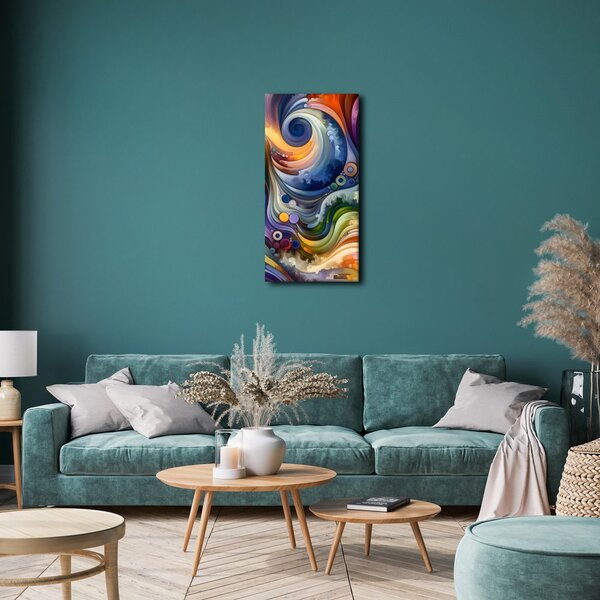 Quadro su tela – Danza astratta di luce e colori