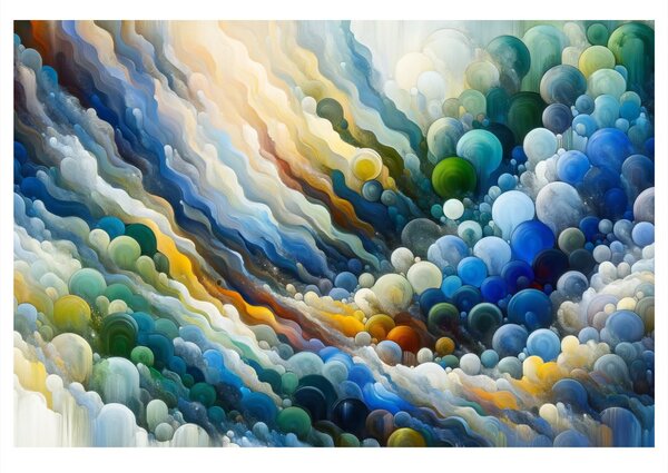 Quadro su tela – Flusso di luce