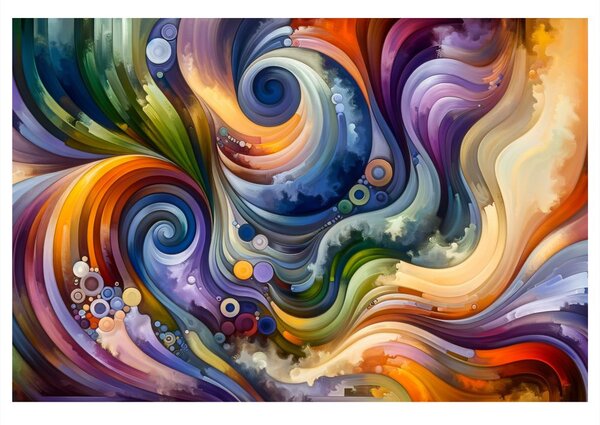 Quadro su tela – Mosaici di silenzio e movimento