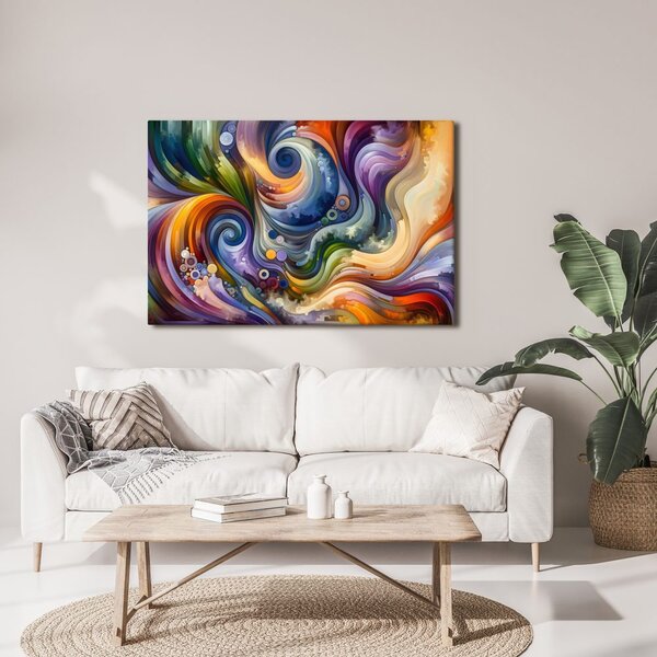 Quadro su tela – Mosaici di silenzio e movimento