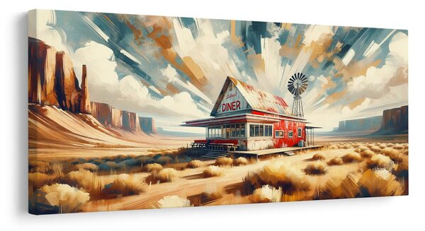 Quadro su tela – Sotto il cielo del deserto