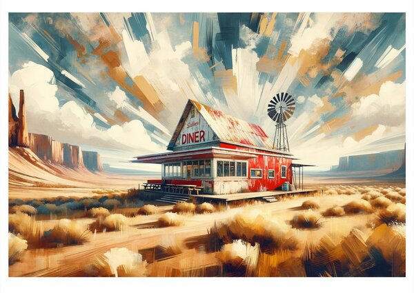 Quadro su tela – Diner solitario